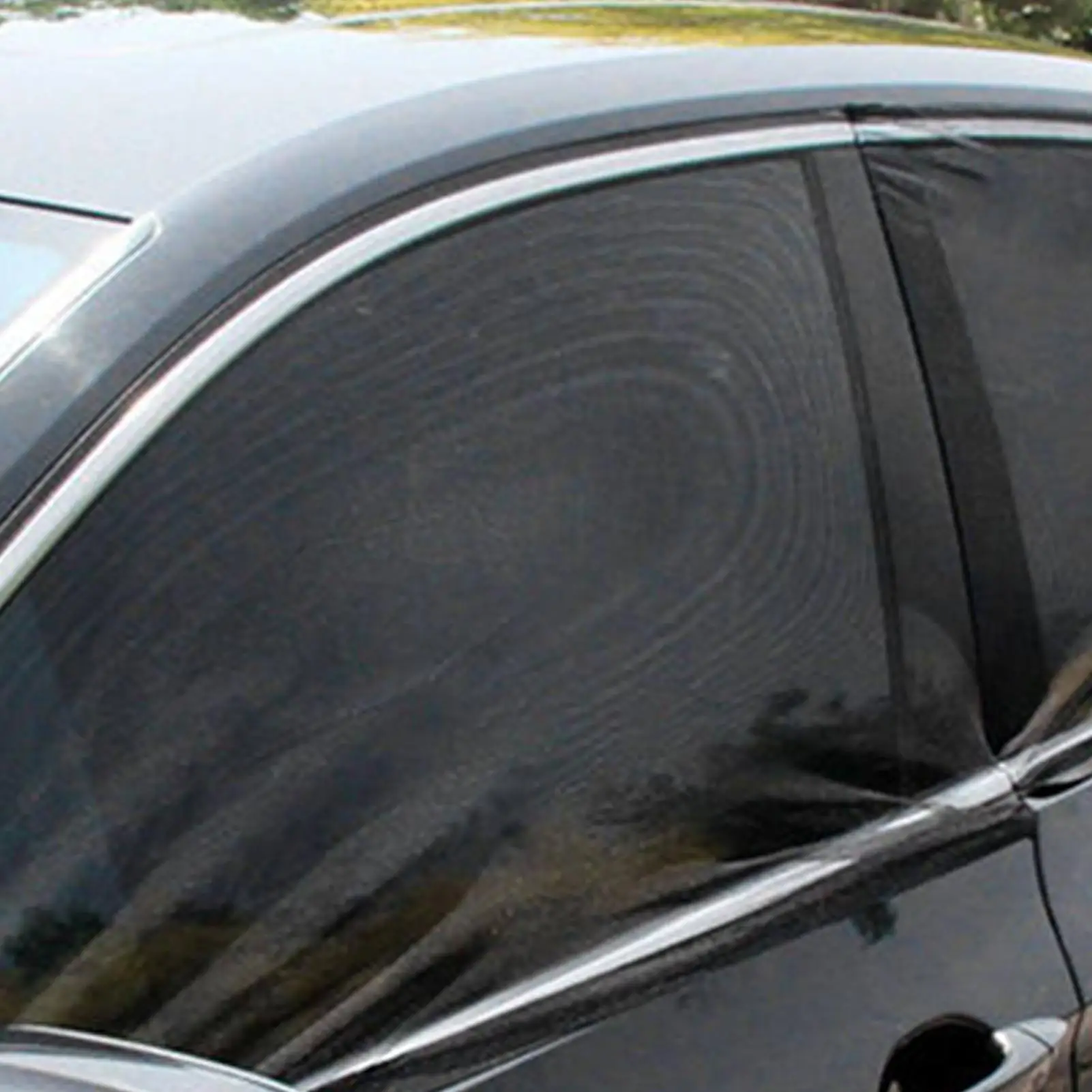Sun Shade For Car Window 4 Pieces Light Blocking Breathable Mesh Screen Side Window Sun Shade For Automotive SUV Summer Road