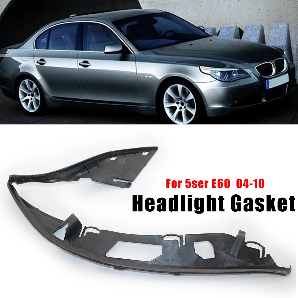 

Headlight Lens Gasket LH RH Car Headlight Rubber Sealing Strip 63126934512 63126934511 for BMW 525i 528i 530i 535i 545i 550i M5