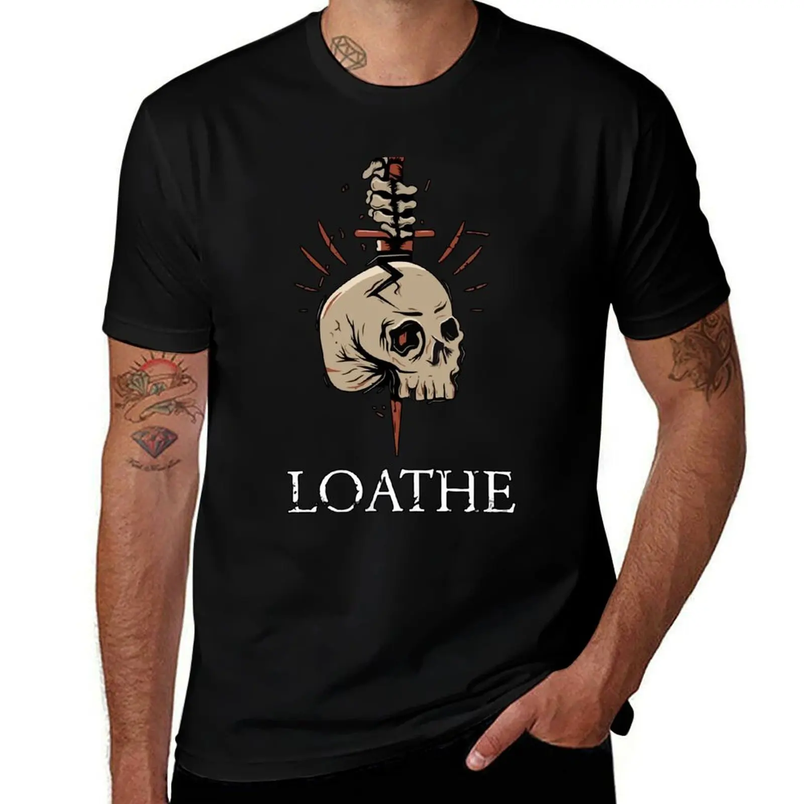 Loathe band merch T-Shirt Large Size Breathable Tee T-Shirt