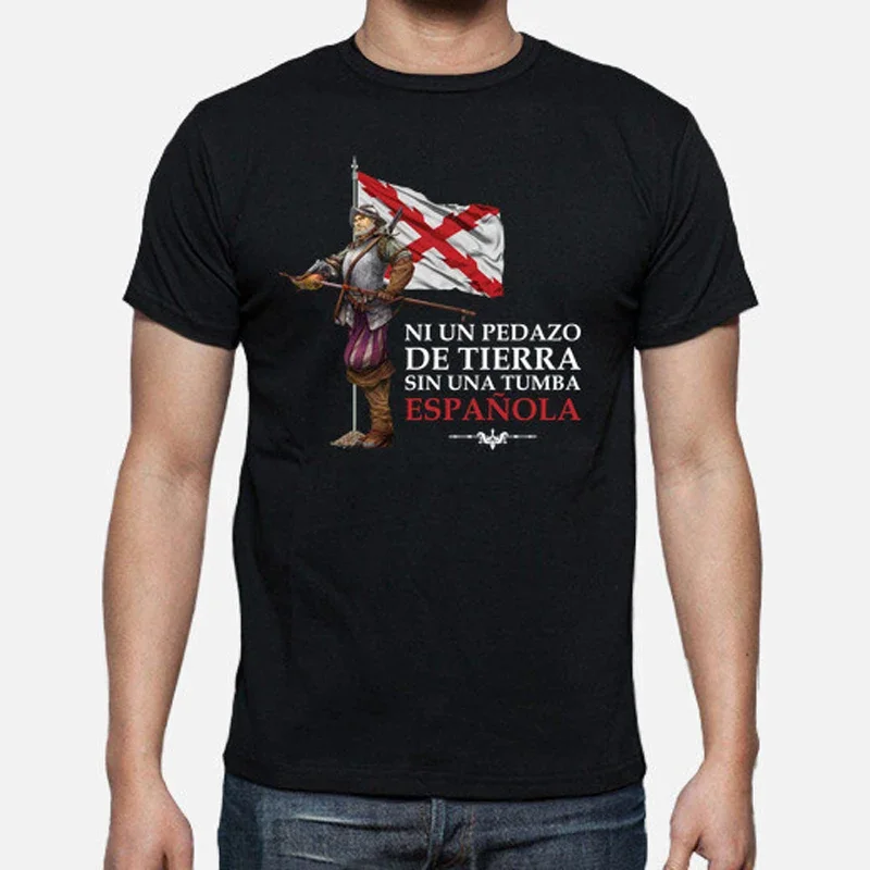 Frase Tercios De Flandes. Camiseta Tercios Españoles. 100% Algodón, De Alta Calidad, De Gran Tamaño, Casual