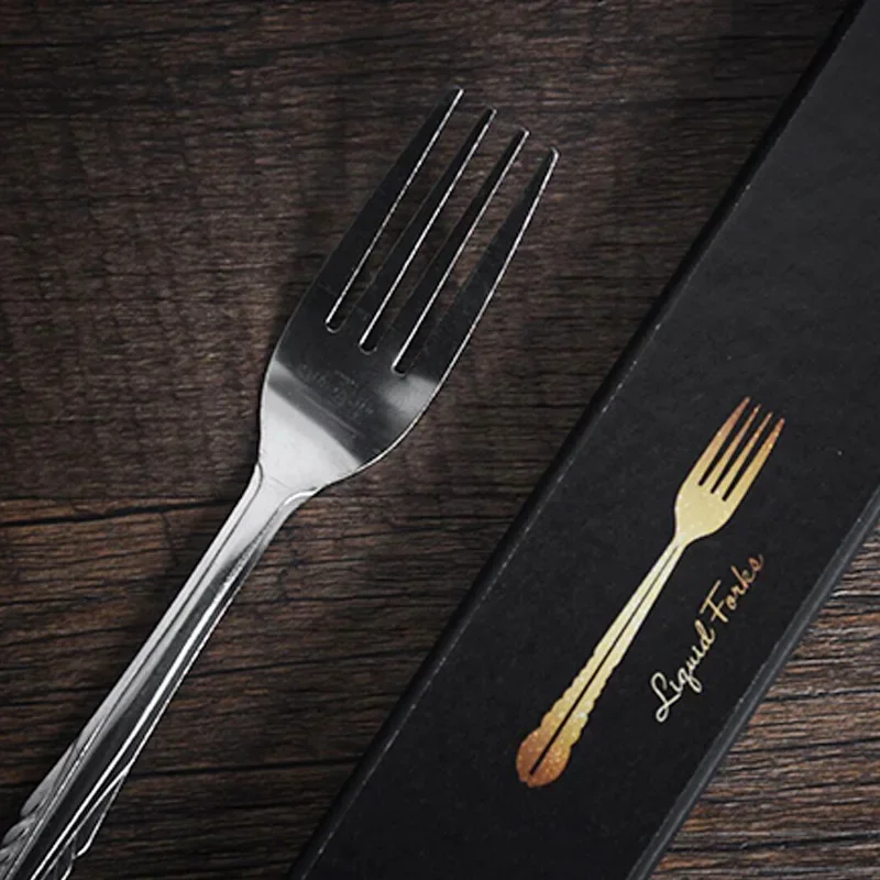 Garfos líquidos truques de magia 10 garfos de metal dobra mágico profissional close-up truques de rua ilusões mentalismo magia adereços