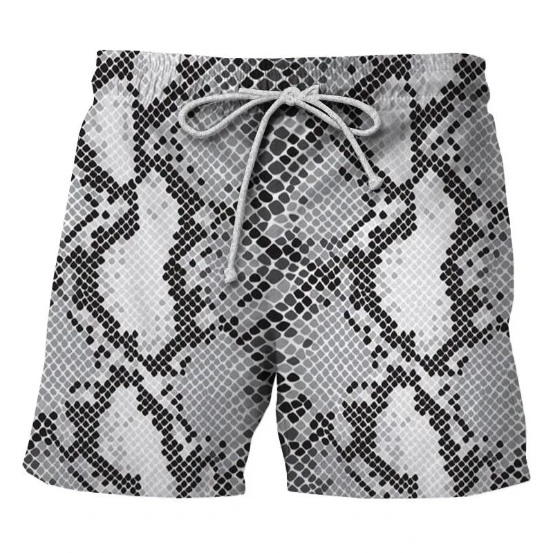 Pantalones cortos con estampado de leopardo 3D para hombre, Shorts de secado rápido, informales, para playa, natación, Surf, moda de verano