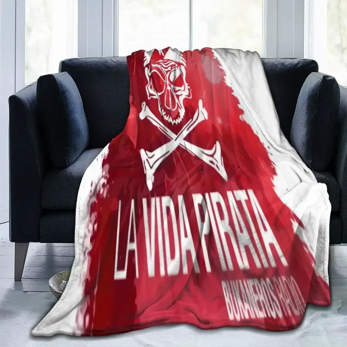 

Rayo Vallecano Throw Blanket Cartoon Warm Nice Gift AntiPilling