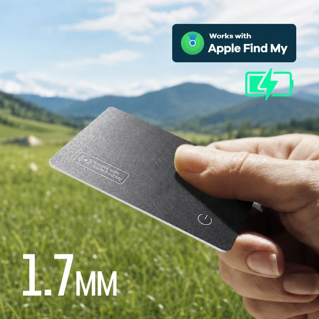 

Wireless Charging Tracker Card Wallet Locator Smart Mini Tag for iPhone