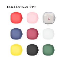 For Beats Fit Pro Case Solid Color Earphone Cover Fundas Shell Soft Shockproof Silicone Hearphone Accessories