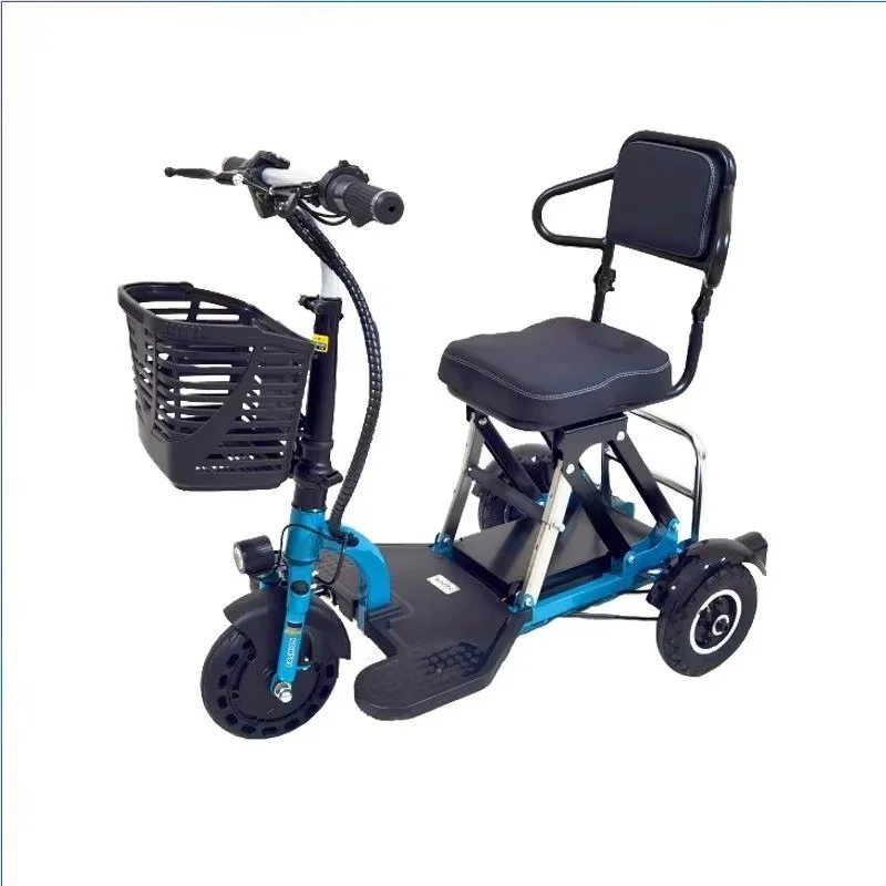 

Folding elderly disabled electric tricycle scooter
