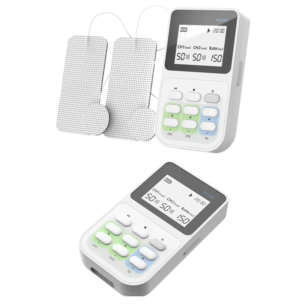 Medium-Frequency Electrotherapy Physiotherapy Body Massager for Pain Relief Home Use Adjustable Settings Timing Control