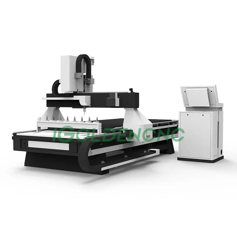 Escultura em madeira 3D automática 1325 1530 2030 CNC Ear Atc Cnc Router Hine para alumínio