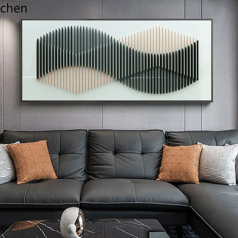 Hxl acrylic insert 3d real object painting living room decor abstract background wall art