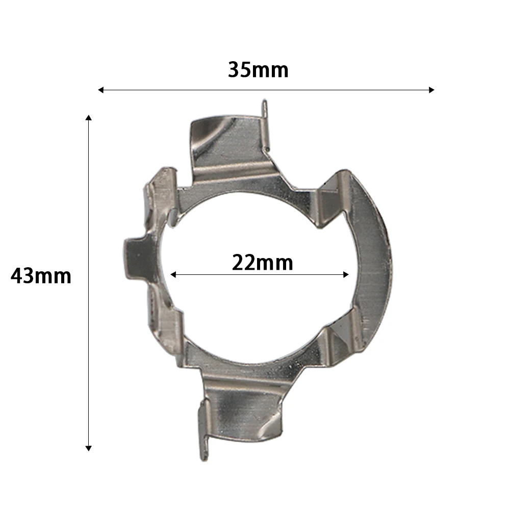 Base de bombilla LED para faro delantero de coche, adaptador de enchufe para Nissan Buick, Volkswagen, Ford, piezas, H7, 2 TK-101