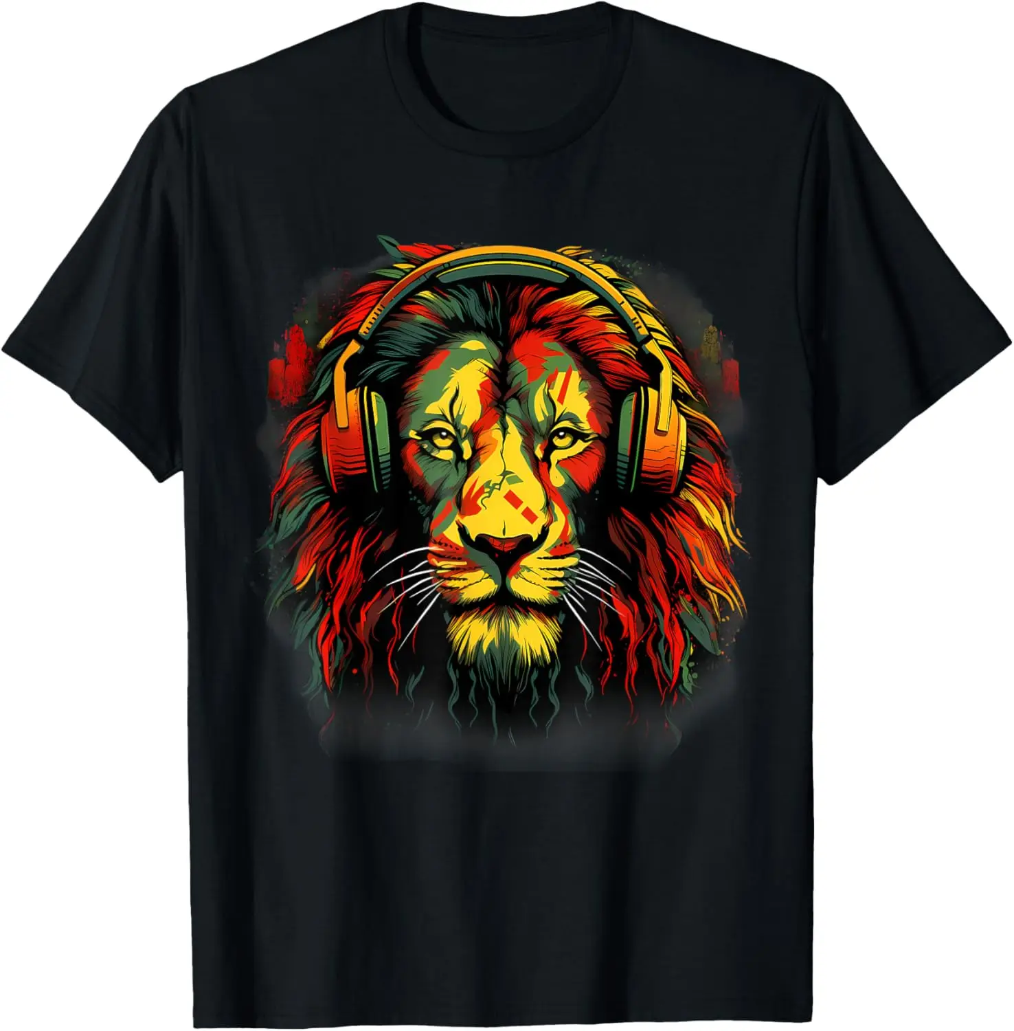 Rasta Reggae Lion Reggae Music Rastafarian Pride Jamaica T-Shirt