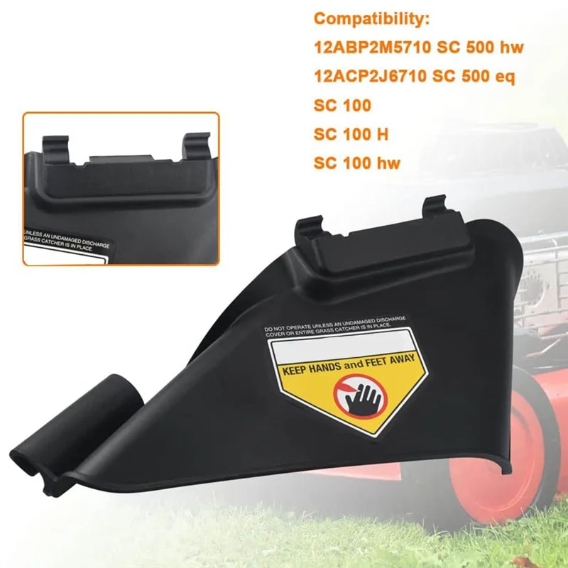 ABZV-731-7131 731-07131 شلال التفريغ الجانبي لجزازة العشب لـ MTD، Cub Cad، حرفي لجزازة Troy Bilt TB110، TB130