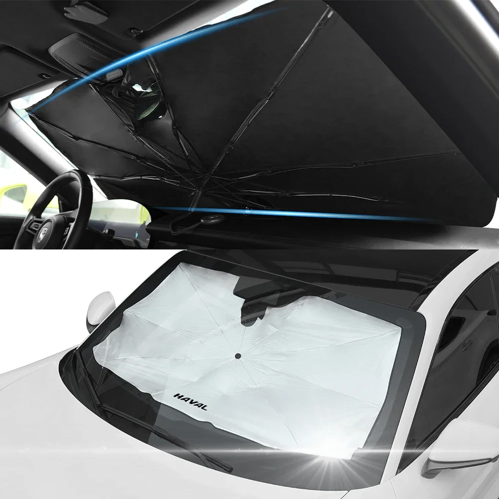 Pára-brisas do carro Sun Sombra Guarda-chuva, Sombrinha Dobrável, Tampa da Janela Frontal, Auto Acessórios Interiores, Kia Rio 3, 4, K2, K3, X-Line