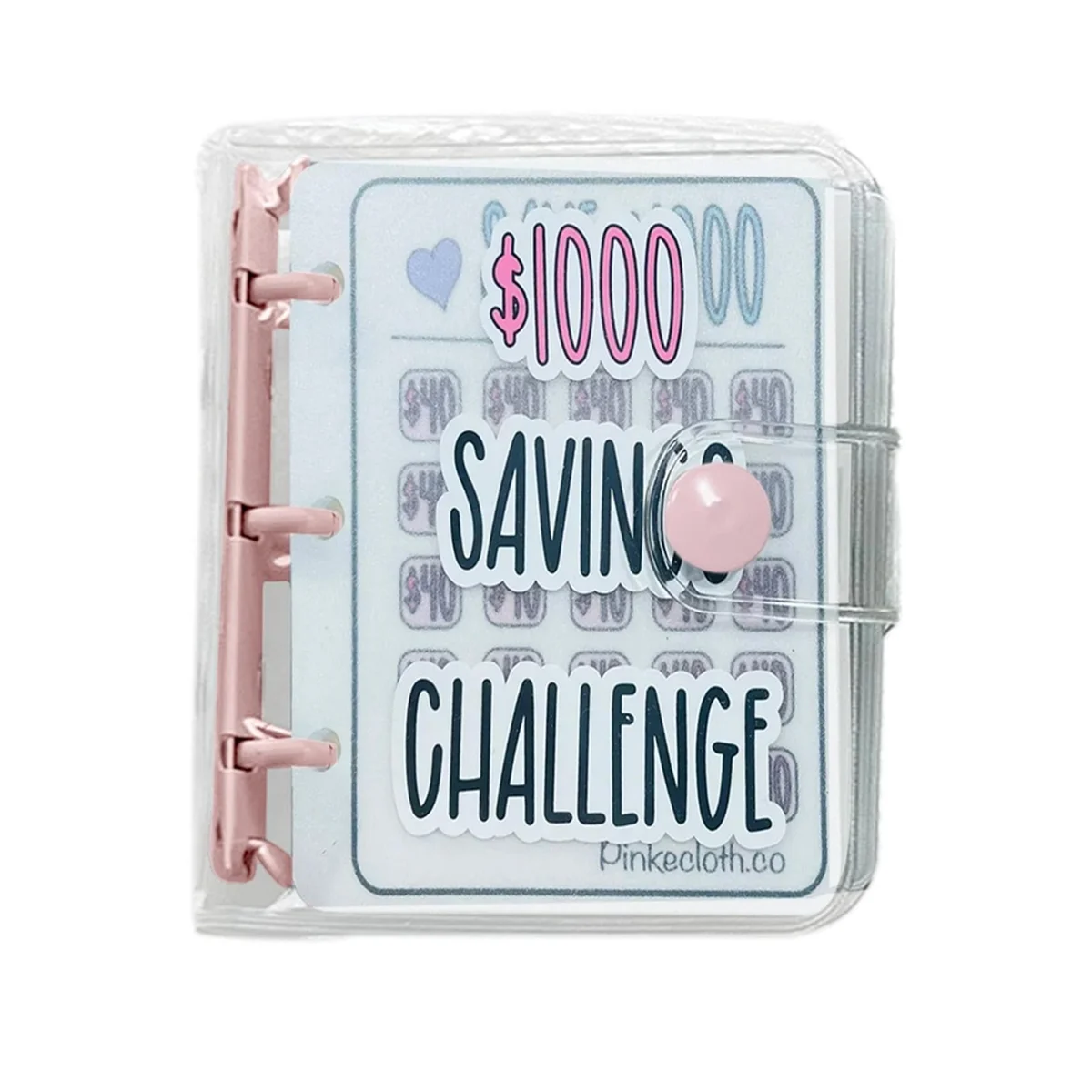 

1000 Savings Challenge Binder, Money Saving Binder, Savings Challenges Book with Envelopes, Envelope Savings Challenge