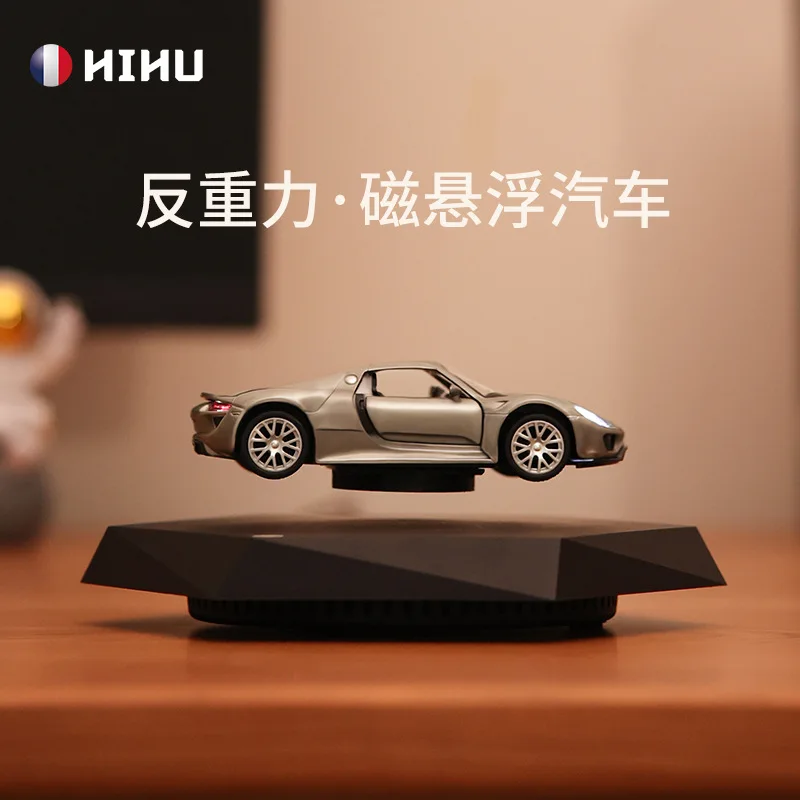 

Hihu Magnetic Levitation Sports Car Model Anti Gravity Black Tech Desk Decor Creative Gift For Boys Students Children'S Day Gift
