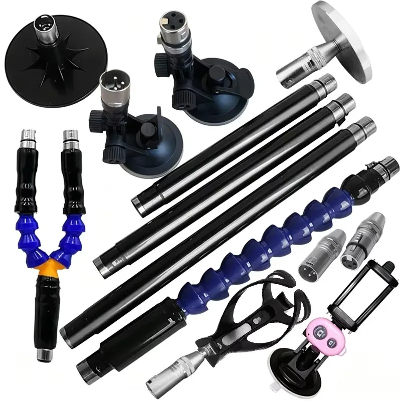 Telescopic Linear Actuator Parts 20/25/30/35cm Extension Rod Adjustable Bendable Extension Rod Holder End Connector
