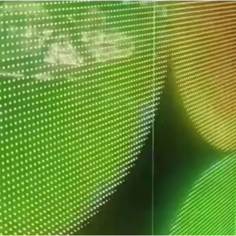 Flexible Transparent Film LED Screen for Glass Windows Led Film Self-adhesive Display Transparent Screen
