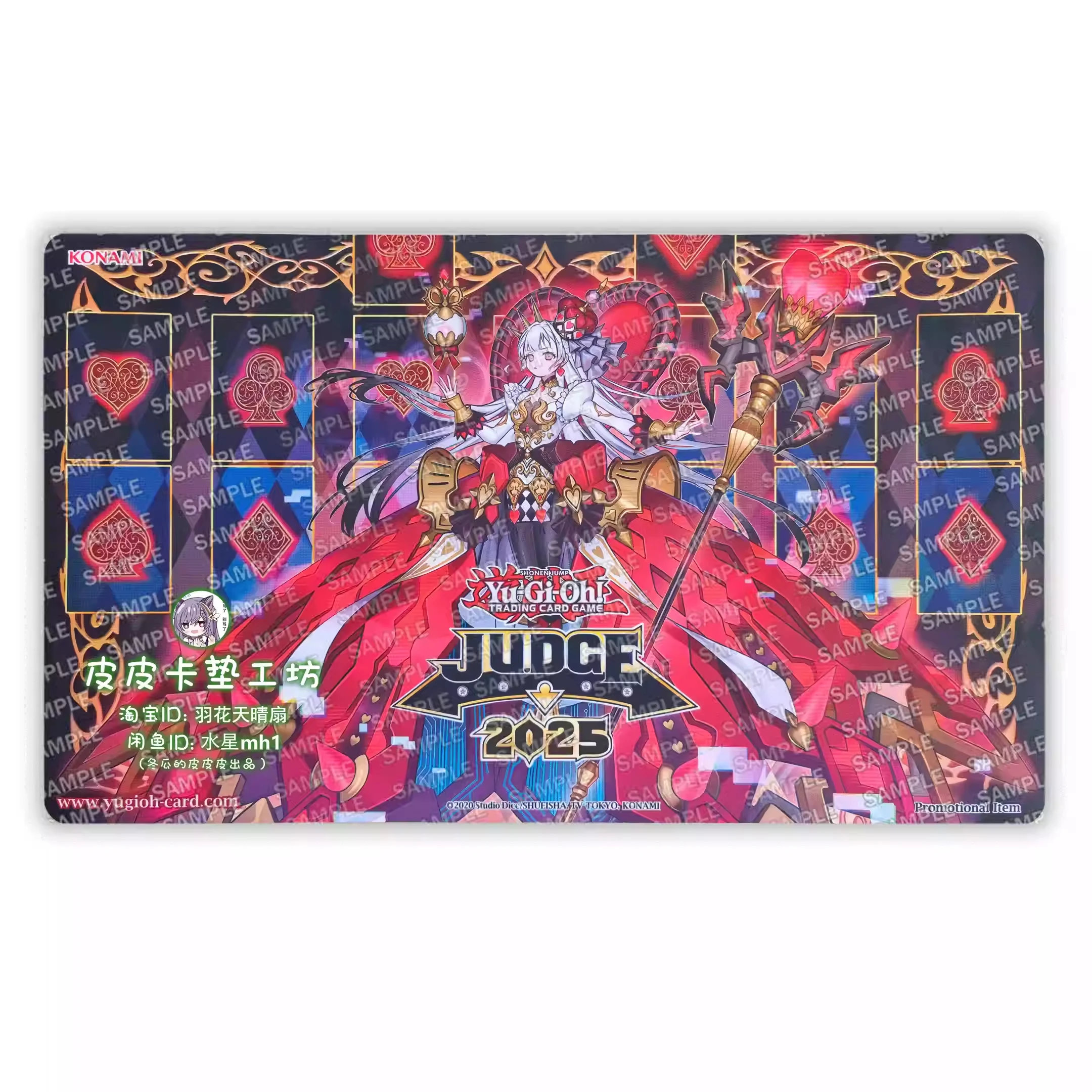 

600X350X2Mm Diy Yu-Gi-Oh! Малисс Q Hearts Crypter Card Battle Mat Ygo Single Player Настольная игра Карточный боевой настольный коврик Аниме Подарок