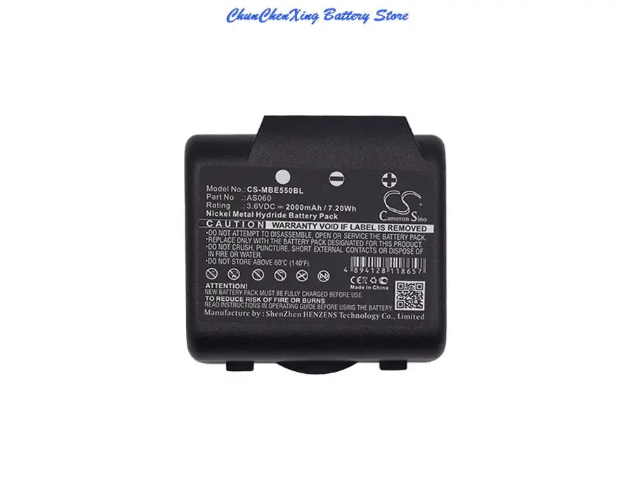 كاميرون سينو بطارية 2000 مللي أمبير AS060 لـ IMET BE5500، M550S THOR، M550S ZEUS، M550 Ares، BE3600