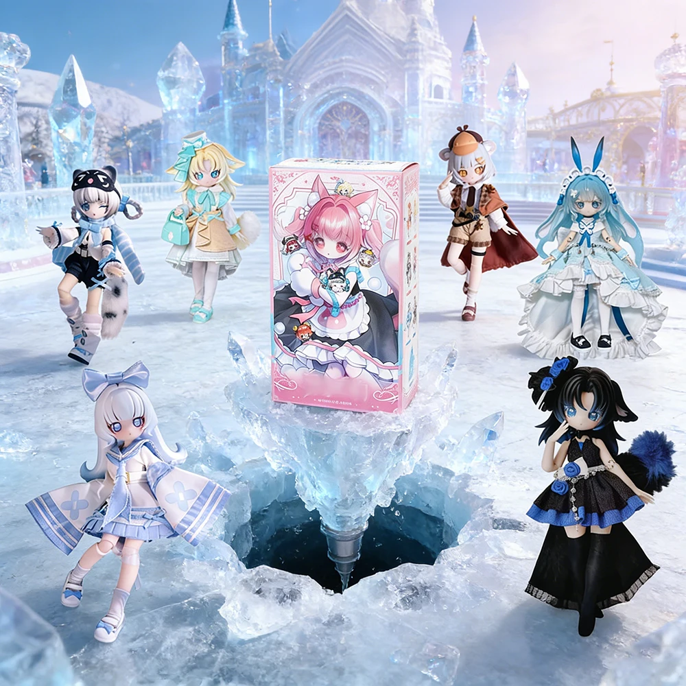 

Коллекционная кукла-фигурка BJD 1/12 в слепой коробке: Сюрприз-бокс для восстановления образа, модный подарок, подвижные суставы, кавайный аниме-стиль, модная игрушка