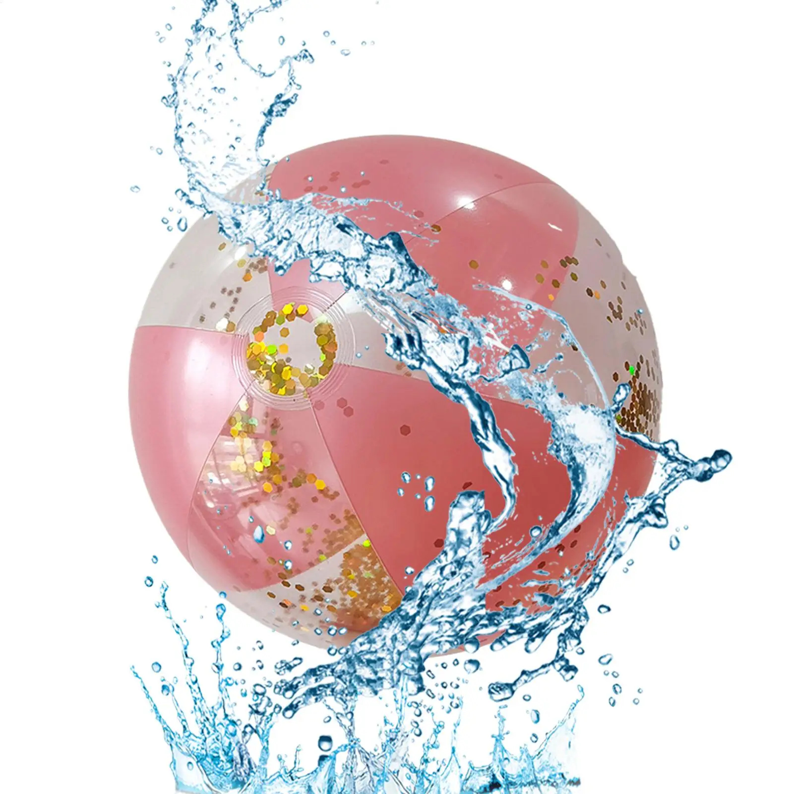

Beach Ball Transparent Beach Balls For Kids PVC Reusable Toys Fun Games Sports Activities For Adults Toddler Boys Outdoor Summer
