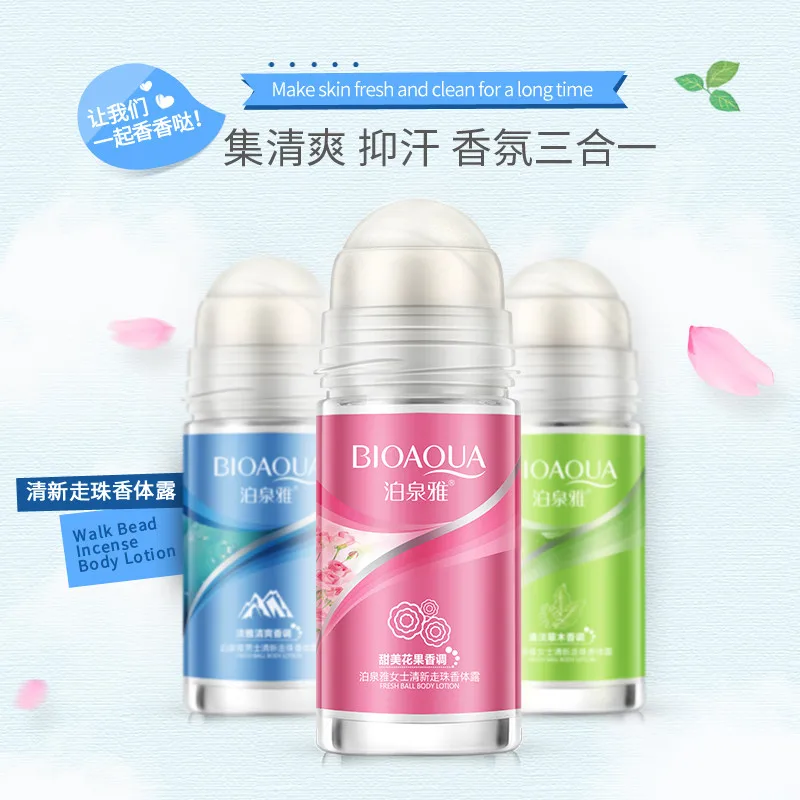 50ml Perfumes For Women Deodorants Antiperspirants Male Perfumes Underarm Deodorant Roll Fragrance Smooth Dry Refreshing