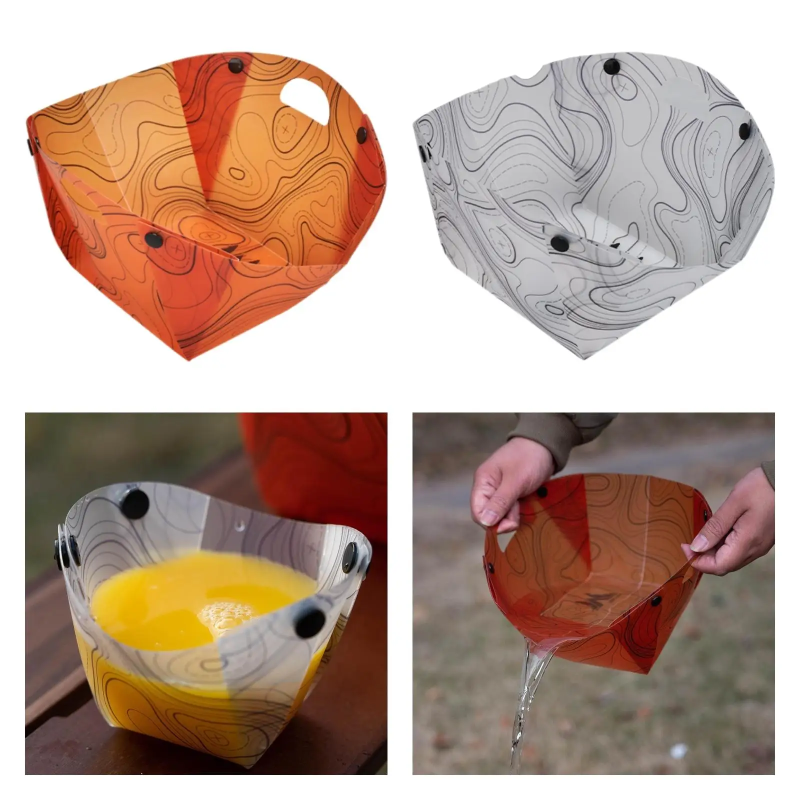 

Folding Wash Basin Portable Water Container for Car Washing Fishing Boating