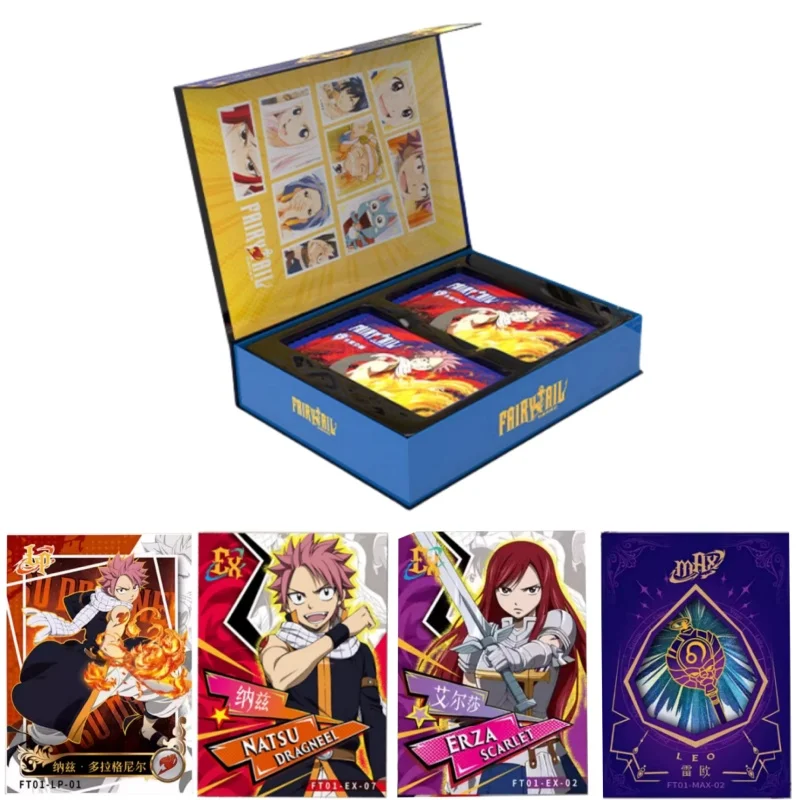 

Официальная подлинная карта FAIRY TAIL, серия Endless Adventure, коллекция мультфильмов, игровая коллекция, карты, периферийные детские игрушки, подарок на праздник