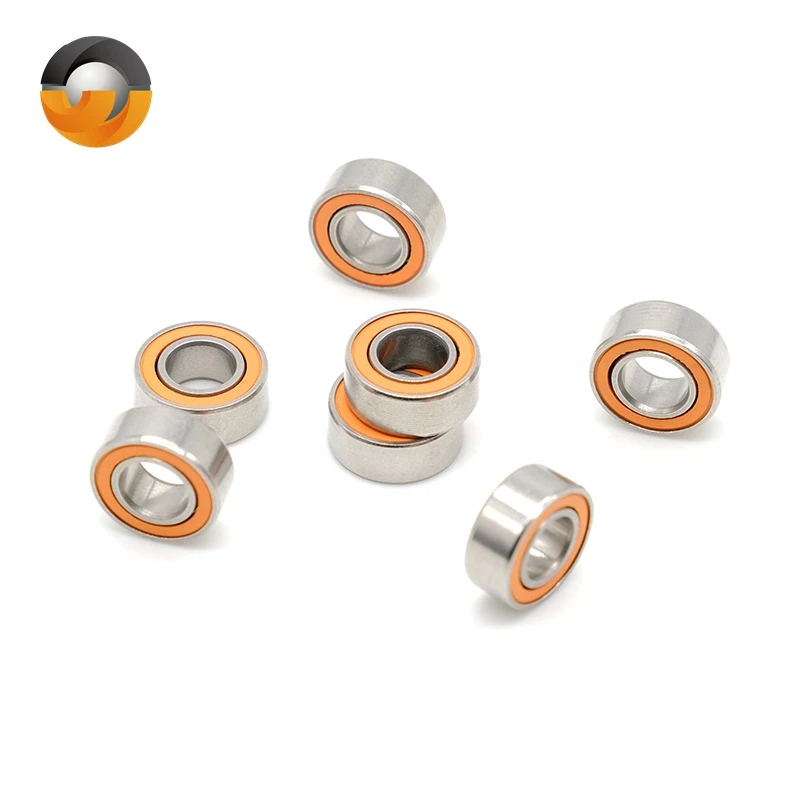 10PCS SMR105RS CB 5X10X4 mm Ceramic Bearing ABEC-7 Miniature RC Motor SMR105-2RS Ball Bearings Ceramic Si3N4