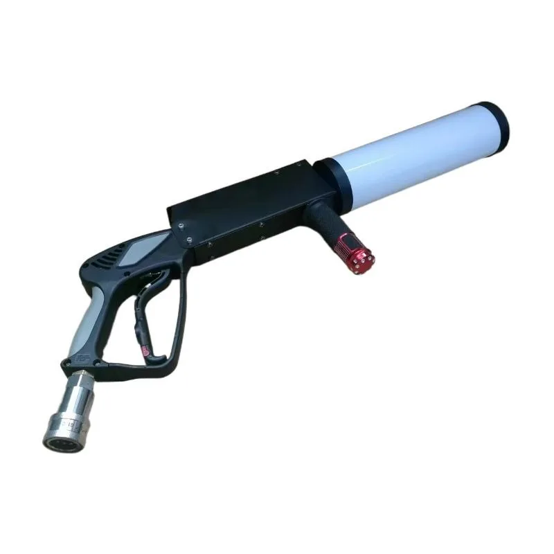 LED carbon dioxide air column gun CO2 handheld atmosphere gun dry ice gun bar wedding stage smoke machine special effects