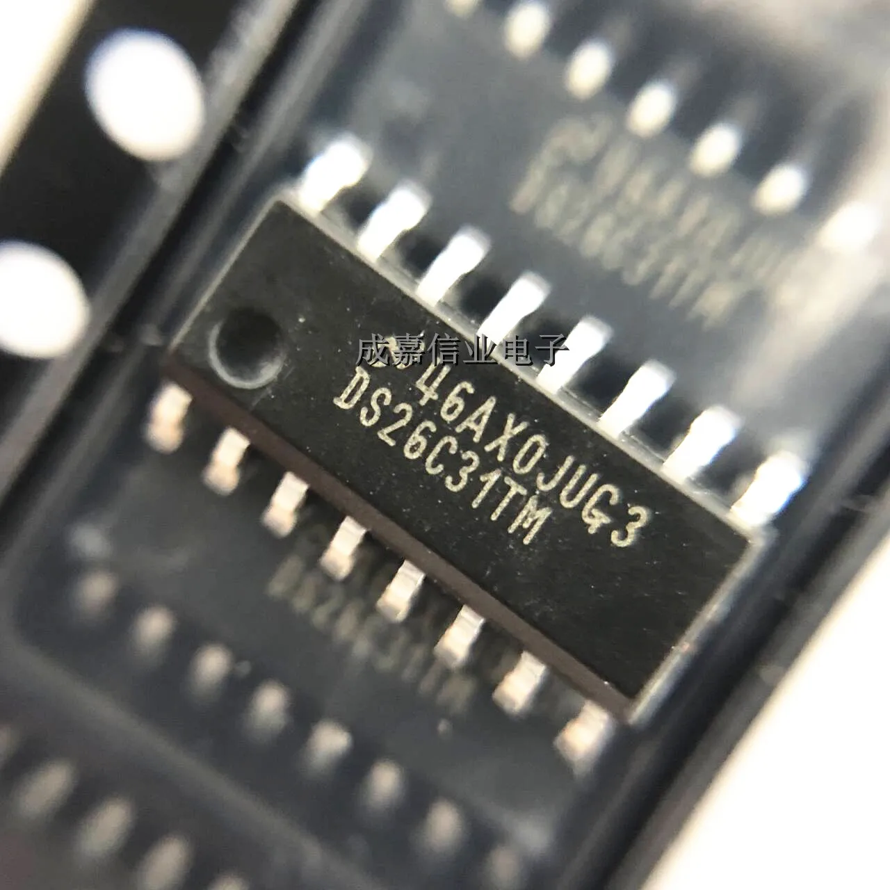 10pcs/Lot DS26C31TMX SOP-16 DS26C31TM RS-422 Interface IC CMOS QUAD TRI-STATE DIFF LINE DRVR Operating Temperature:- 40 C-+ 85 C