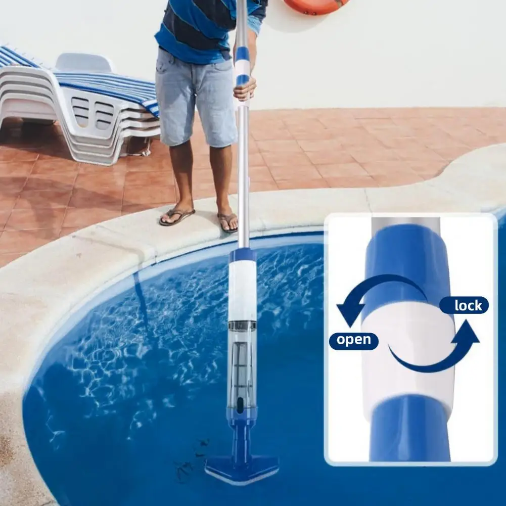 

1Set Pool Vacuum Cleaner 3-in-1 Cordless Pool Vacuum for Spas Hot Tubs Small Pools Rechargeable Handheld Cleaner for Sand Debris