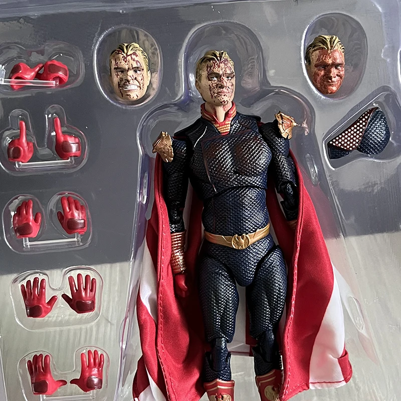 Anime Mafex 151 The Boys Homelander 269 Homelander Blood splatter Figure Model Movie Birthday Christmas Gifts Doll - view 4