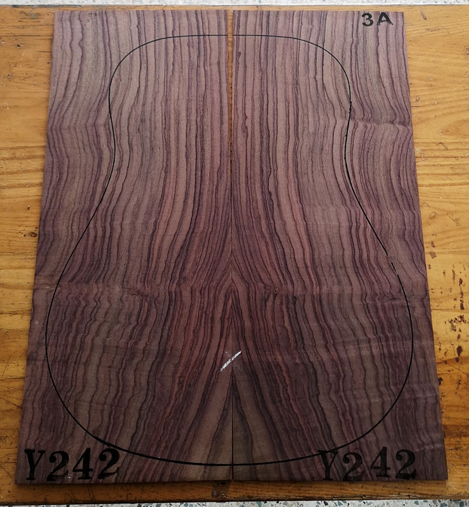 A/AAA Grade Pattern Guitar Back/Side Board All-Solid Acoustic Guitar Making Material Accessories Solid Woods Number Selection