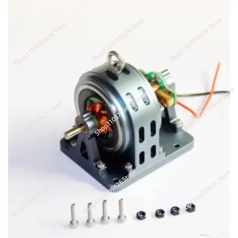 Pure Copper DIY Generator Motor with Metal Casing & Screws, High Power Teaching Model Science Gift Accessories