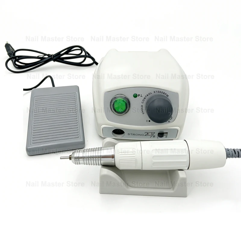 Nouveau 35000 tr/min perceuse à ongles électrique Strong207B 65W Machine de manucure Kit de pédicure H20N pièce à main équipement de lime à ongles outil d'art des ongles