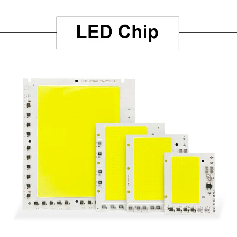 LED COB lamp Bead 180W 150W 100W 80W  AC 220V  IP65 Smart IC No Need Driver DIY Flood light Led Bulb Spotlight Outdoor Chip Lamp