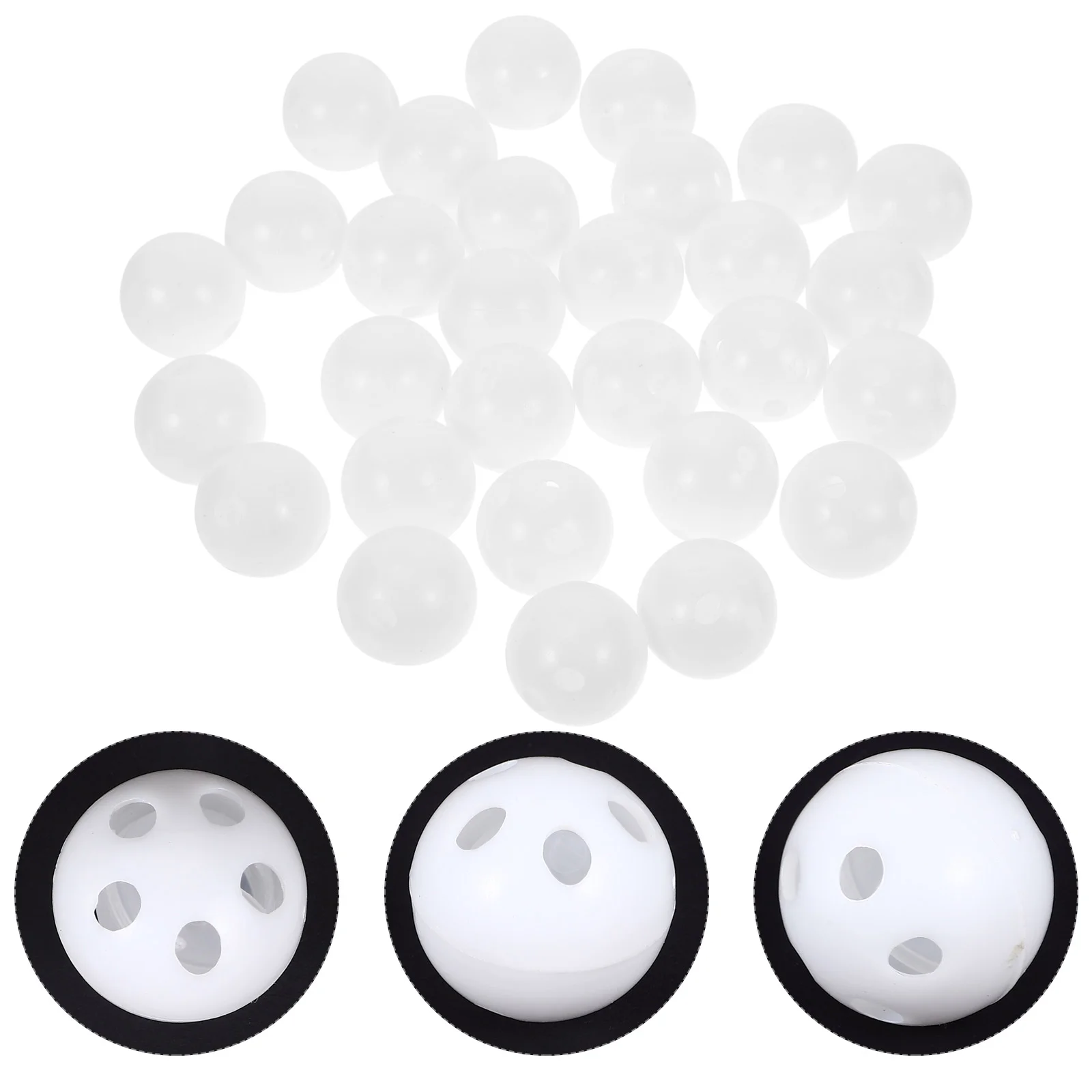 

50 PCS Accessories Pet Toy Squeakers Insert Noise Maker Plastic Toys White Shaking Baby