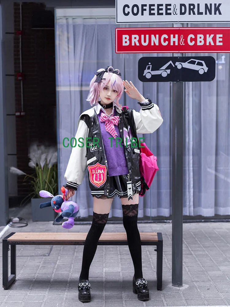 Nijisanji Maria Sixth-term Students Half Anniversary Cosplay Costume Cos Game Anime Party Uniform Hallowen Play Role Clothes