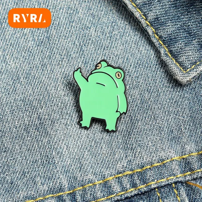 Frog Prince Brooch Pins High-quality Adorable Fashionable Highly Sought-after Versatile Buzzworthy Cartoon Lapel Pin Cute Unique