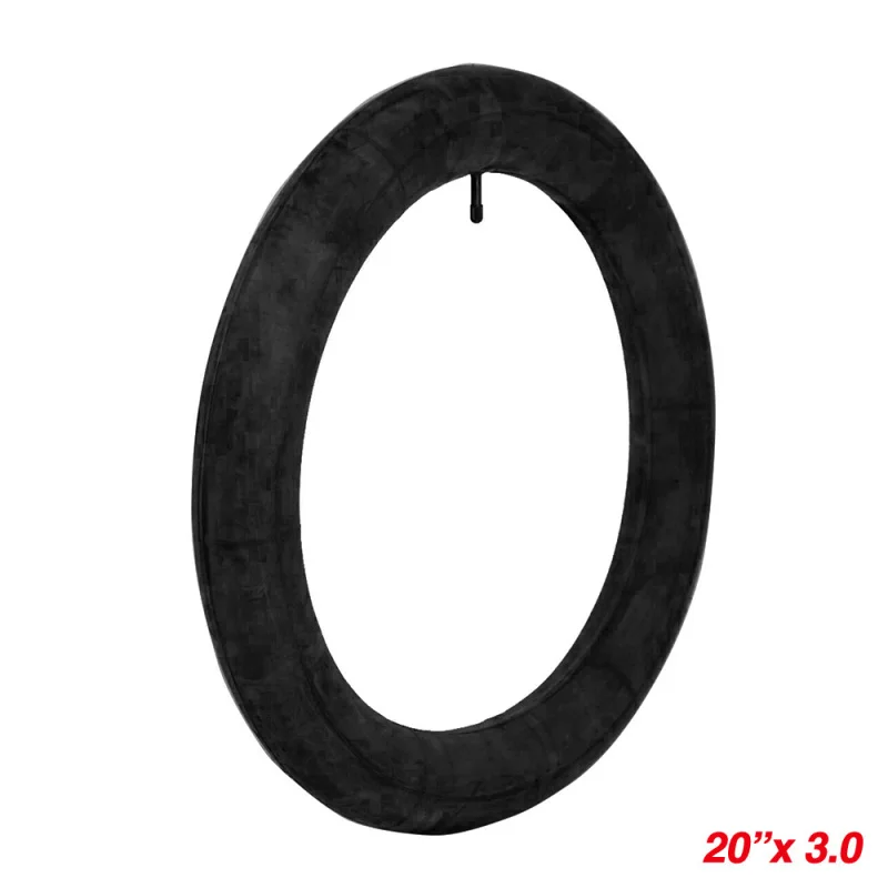 20 x 3.0 Inch Fat Bike Inner Tube Rubber Bike Folding Tires Snow Beach Bicycle Replacement Tire