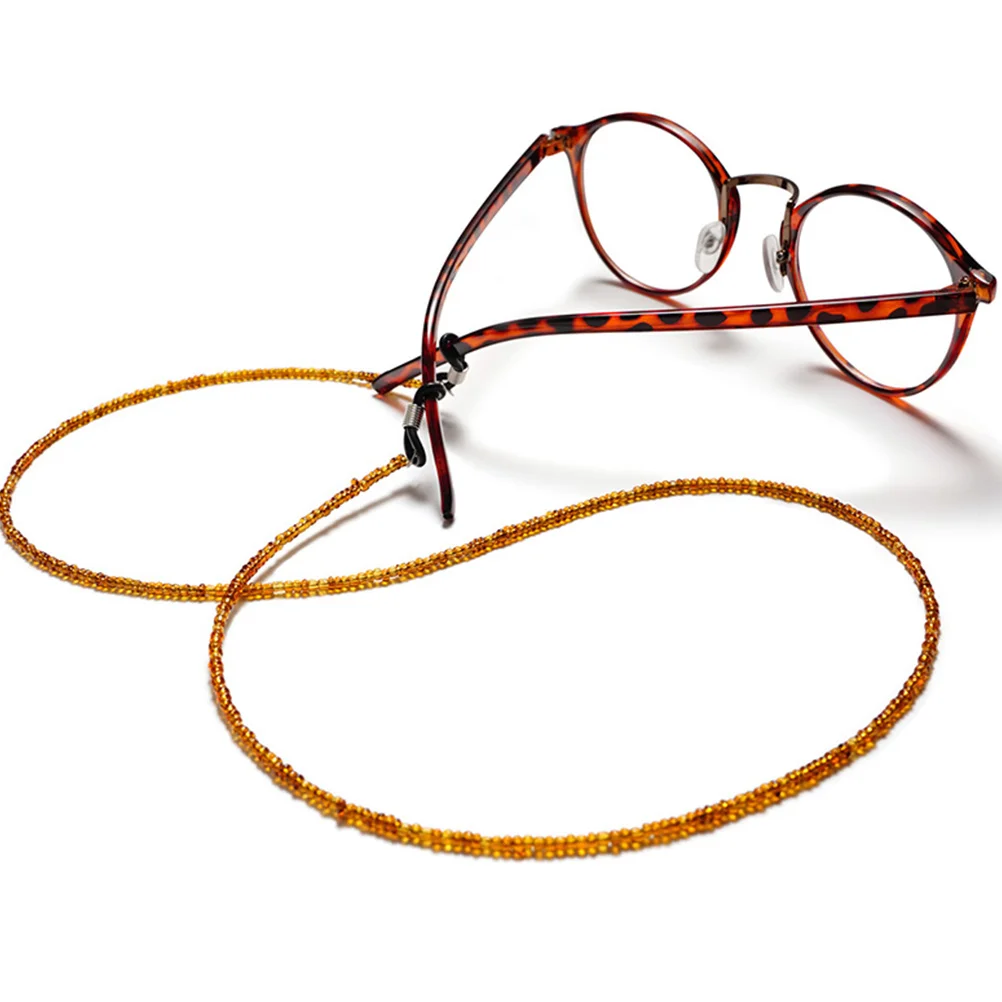 

3 pcs Glasses Chain Eyeglasses Lanyard Sunglasses Holder Strap Fixing Rope For Outdoor Activities Lightweight Portable Brown