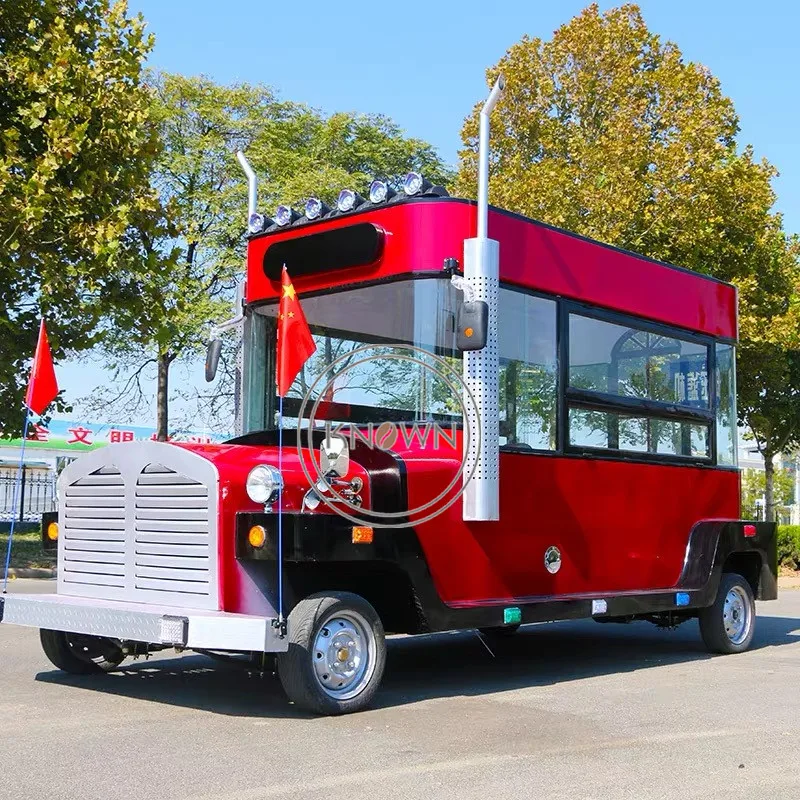 2023 migliore qualità forma speciale chiosco per alimenti e bevande distributori automatici di rimorchi per alimenti spingere il carrello per alimenti in vendita