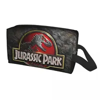 Jurassic Parks Travel Cosmetic Bag for Women Dinosaur World Toiletry Makeup Organizer Lady Beauty Storage Dopp Kit