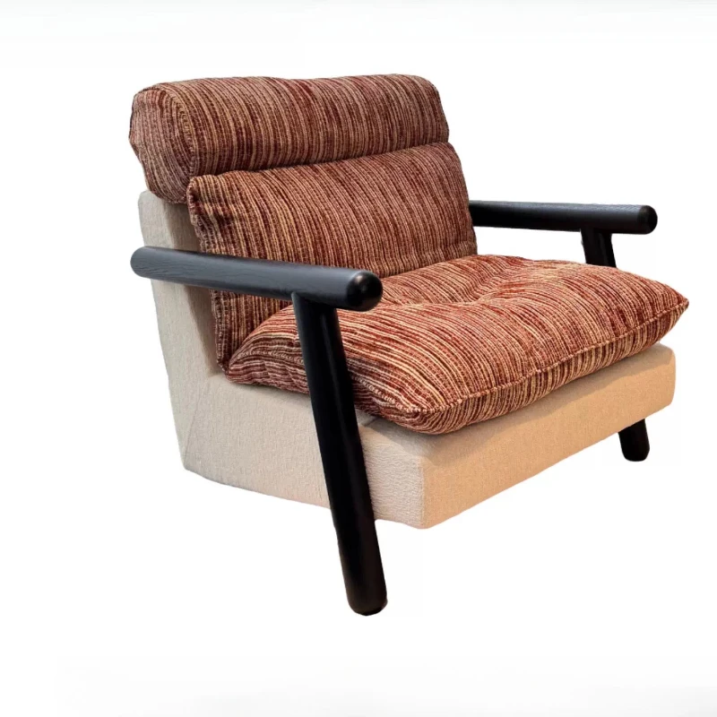 Mid Century Brown Living Room Chairs Sofa Design Designer Armchair Living Room Chairs Luxury Indoor Sillon Furniture Home