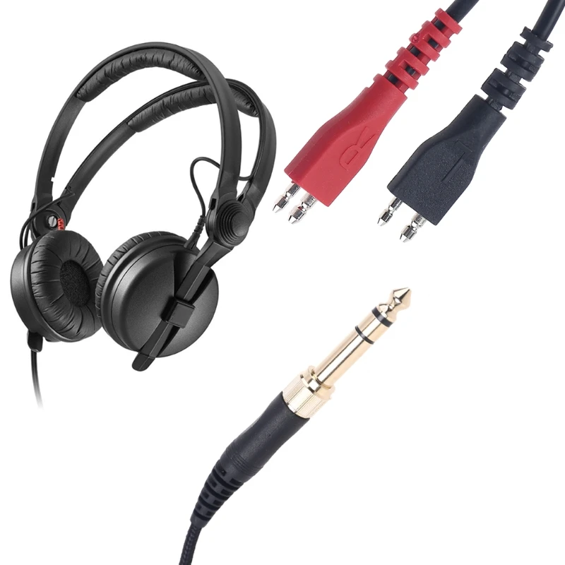 Kabel zamienny do słuchawek Sennheiser HD25 HD25-1 II HD25-C HD25-13 HD25, akcesoria, dropshipping — zdjęcie produktu 4