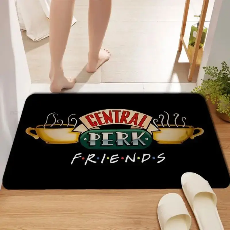 Friends Entrance Floor Mat Living Room Hallway Decoration Carpet Non-slip Easy To Clean Area Rug Home Office Washable Doormats