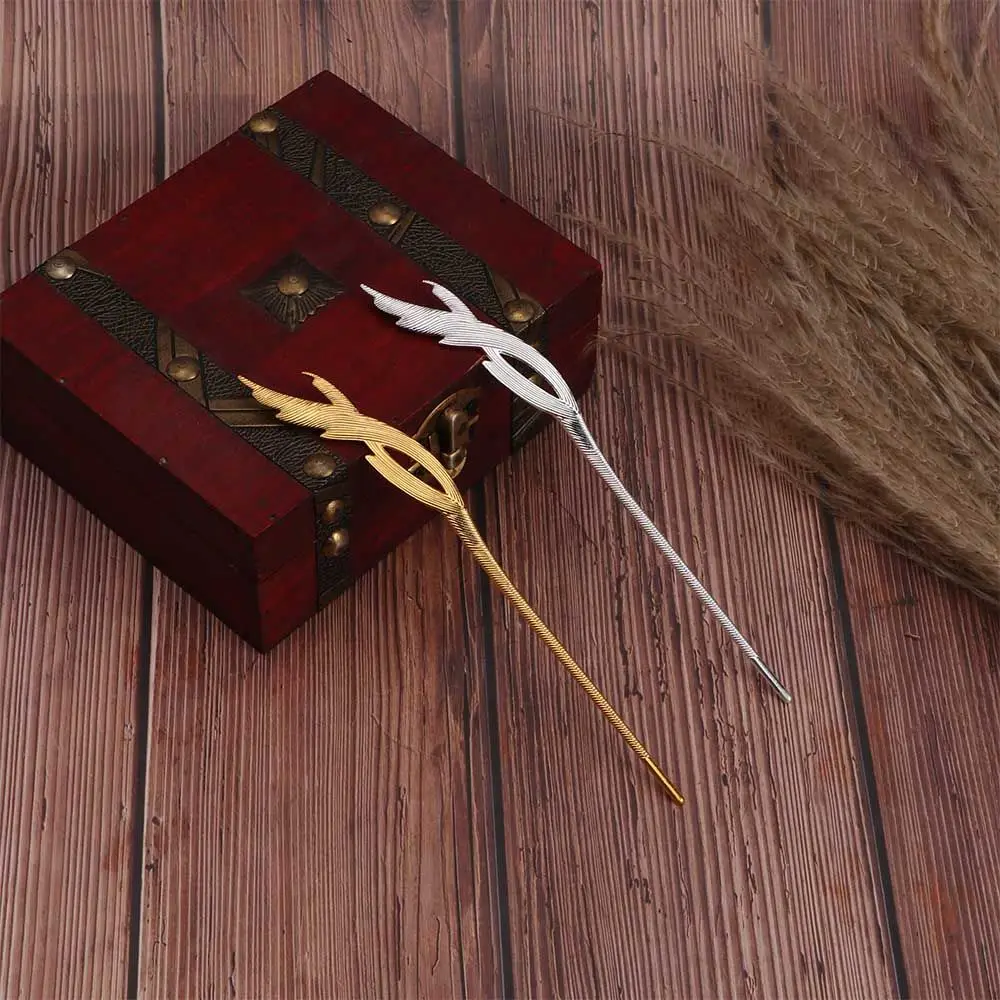 مجوهرات الشعر أزياء ريشة الفتيات النساء الزفاف الشعر عصا الطيور الشعر شوكة دبوس الشعر