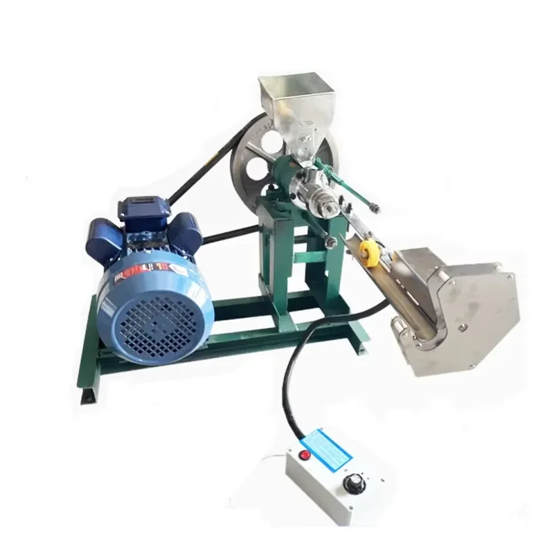 Corn Cob Making Machine Puff Snack Food Production Equipment Extruder Belt Cutter