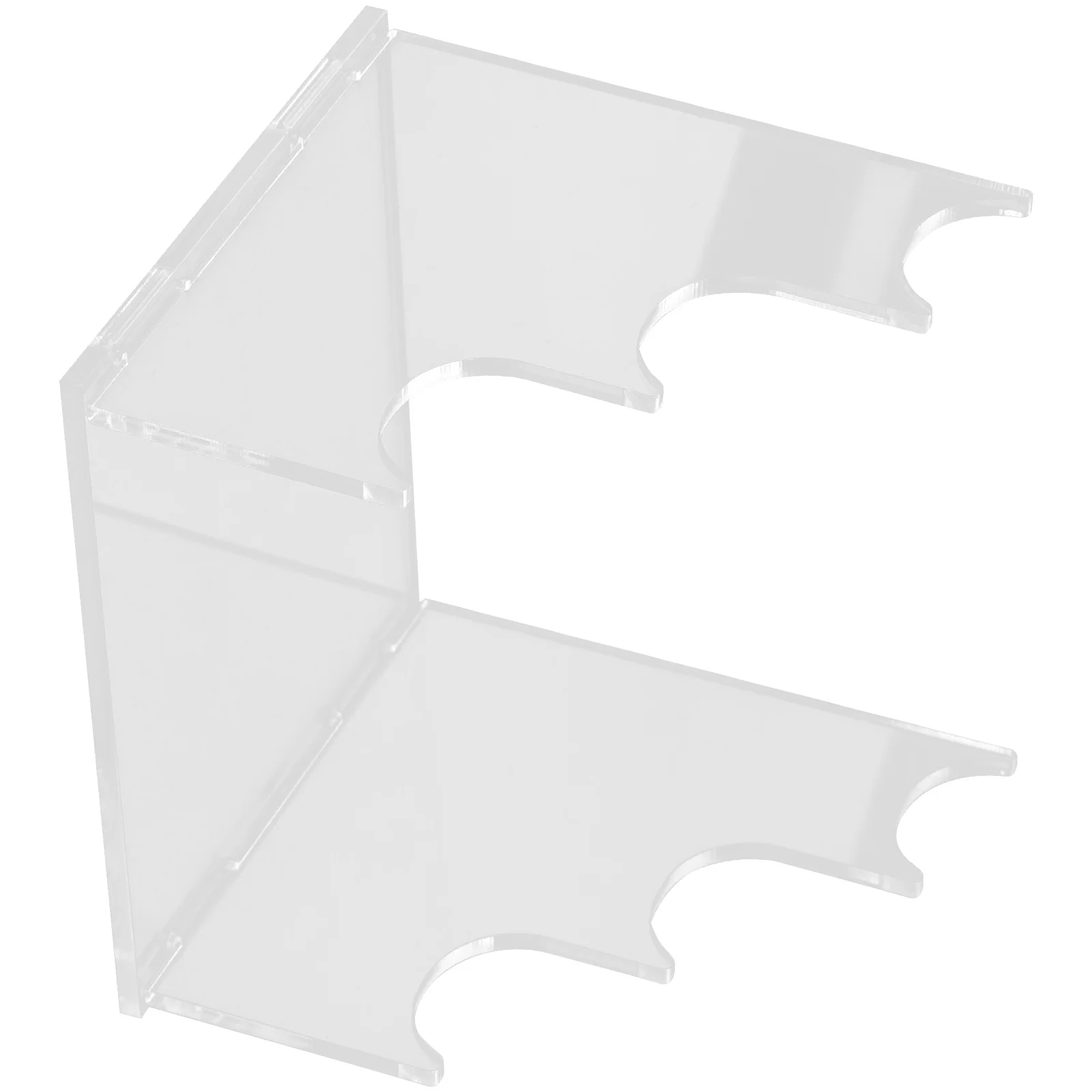 

Transparent Three-layer Pen Holder Organizer Stand Penholder Eyebrow Acrylic Display